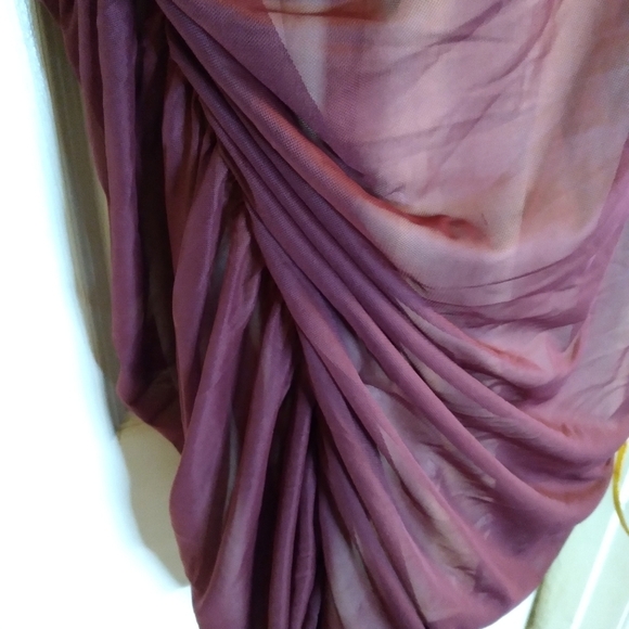 Torrid Top Burgundy one shoulder Sz 5X - Picture 5 of 8